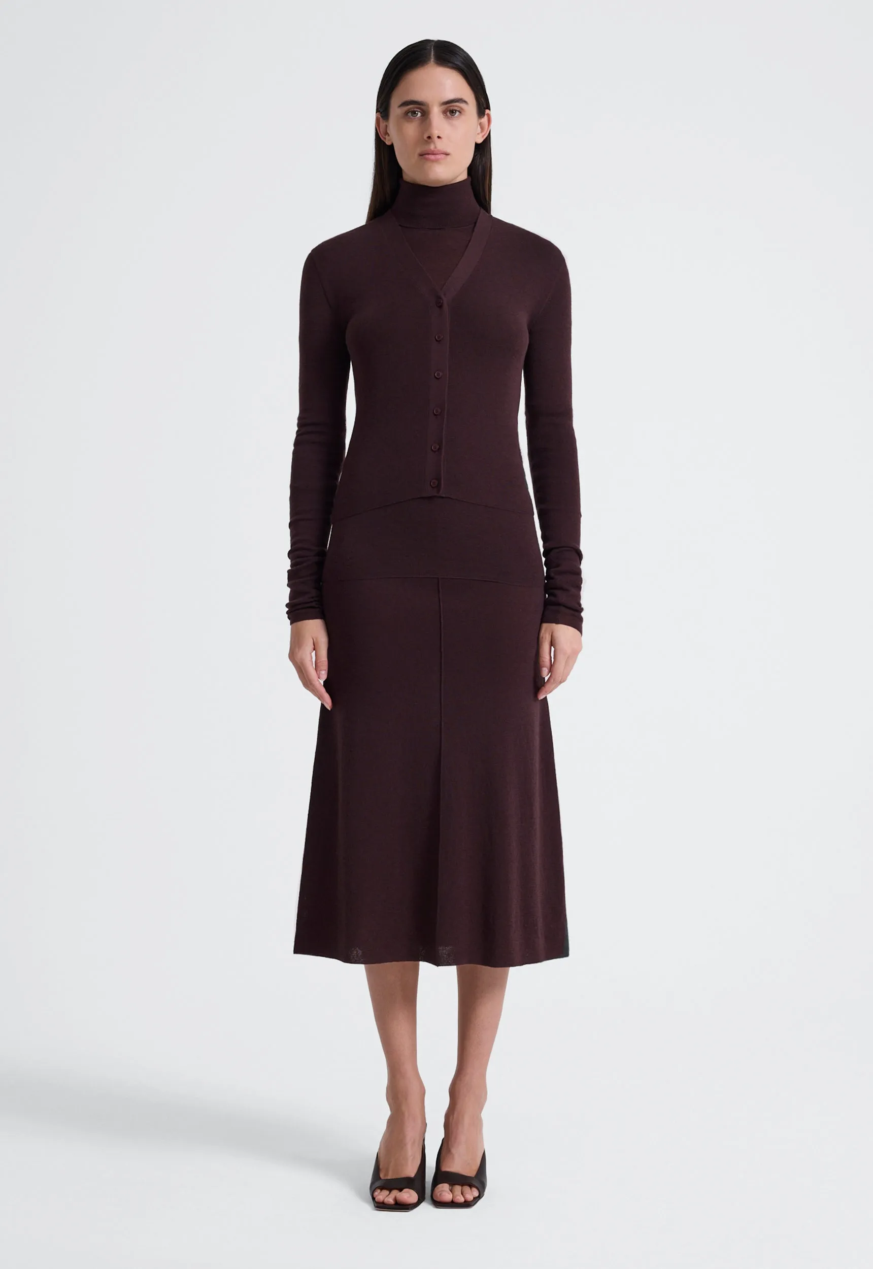 Abacus Wool Cardigan - Binks