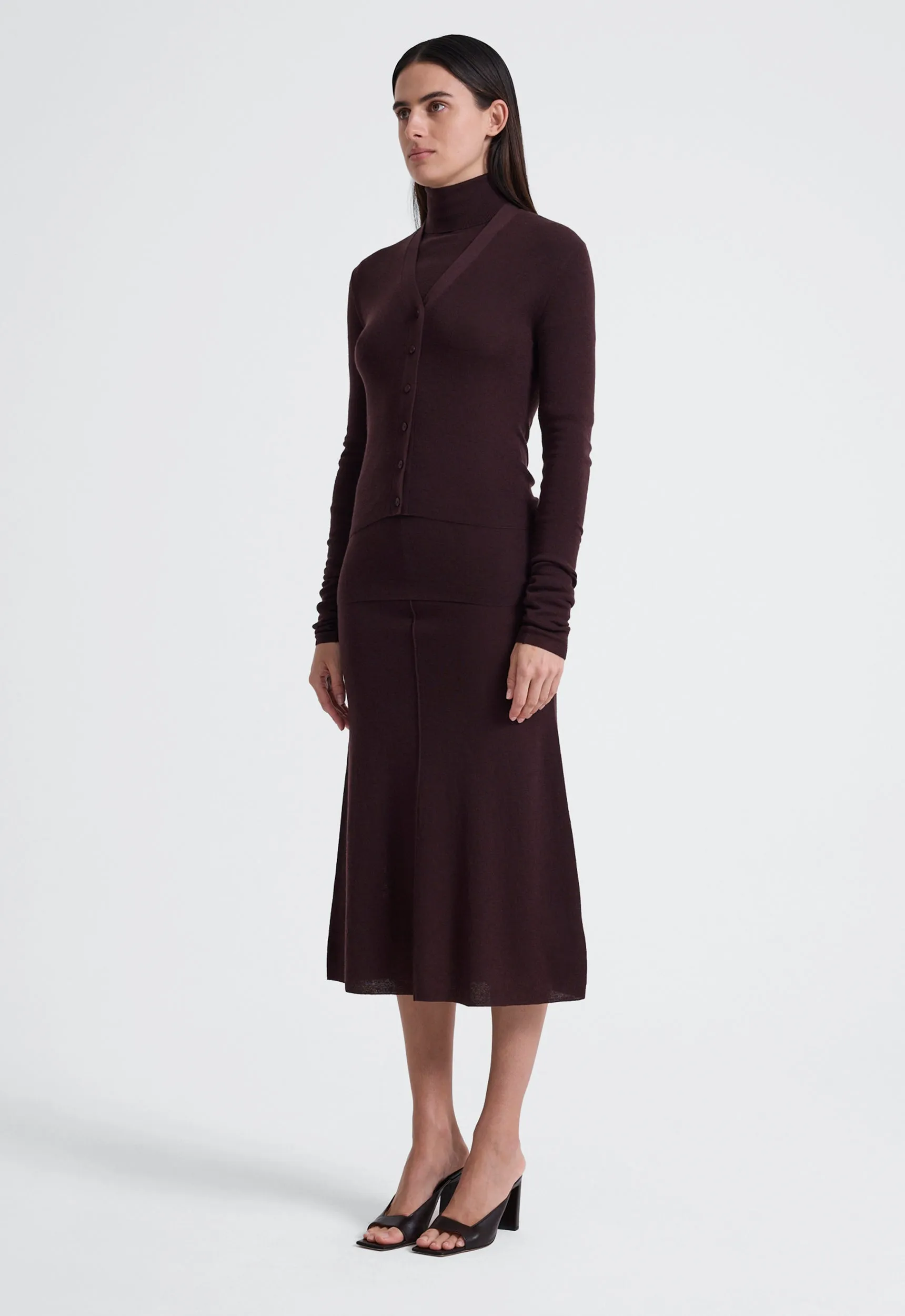 Abacus Wool Cardigan - Binks