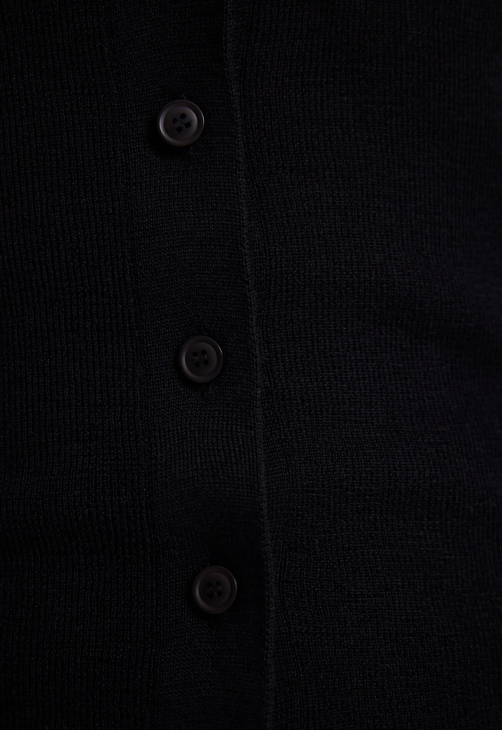 Abacus Wool Cardigan - Black