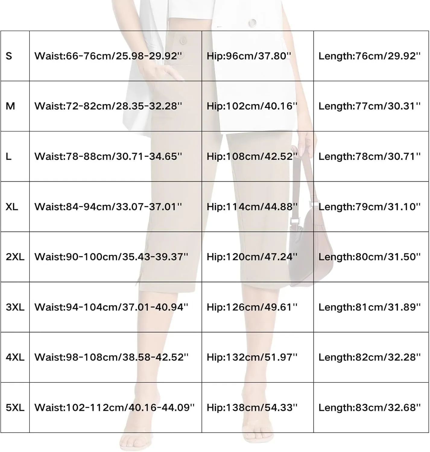 Capri Pants for Women Summer Trendy Straight Leg High Waisted Capris 2025 Elastic Business Casual Bottoms with Pocket
