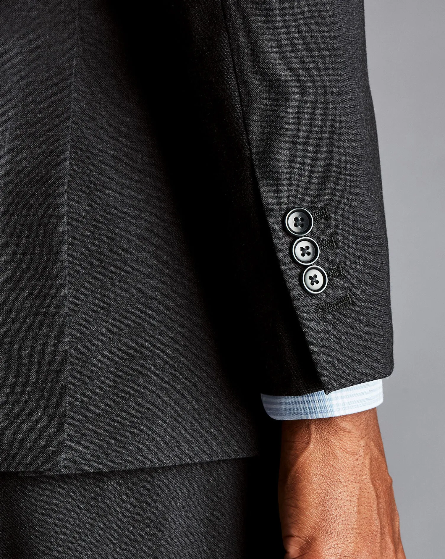 Charcoal Grey Slim Fit Ultimate Performance Suit Jacket