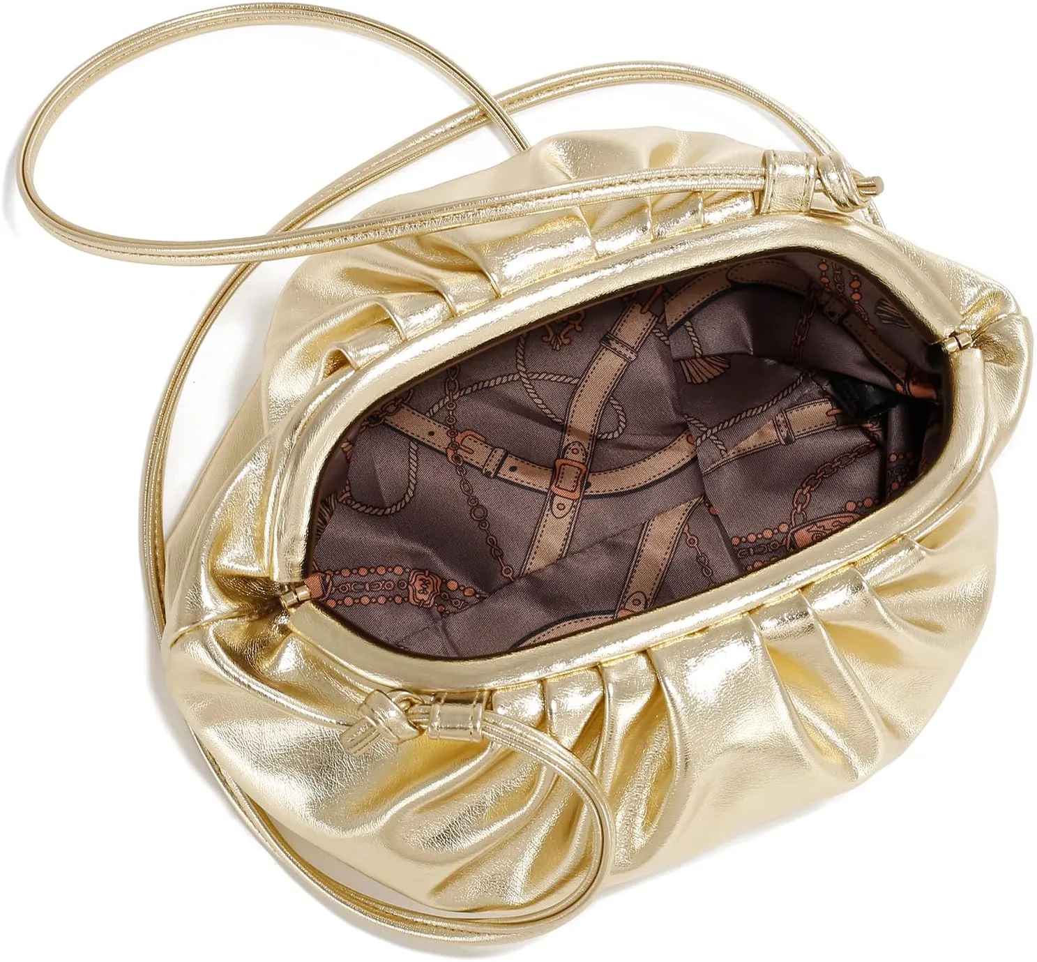 E Formal Clutch Purse for Women Soft Vegan Leather Pleated Dressy Evening Clutch for Weddings, Proms, Cocktail Party