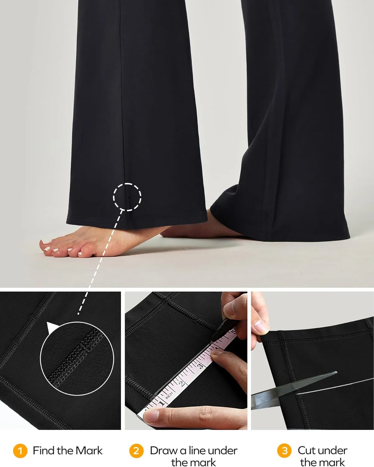 Ewedoos Bootcut Yoga Pants with Pockets for Women Wide Leg Pants Woman High Waisted Stretchy Work Pants for Yoga Workout