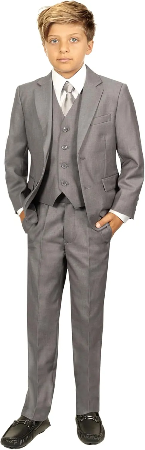 Gioberti Kids and Boy's Formal Dress Suit Set Outfit