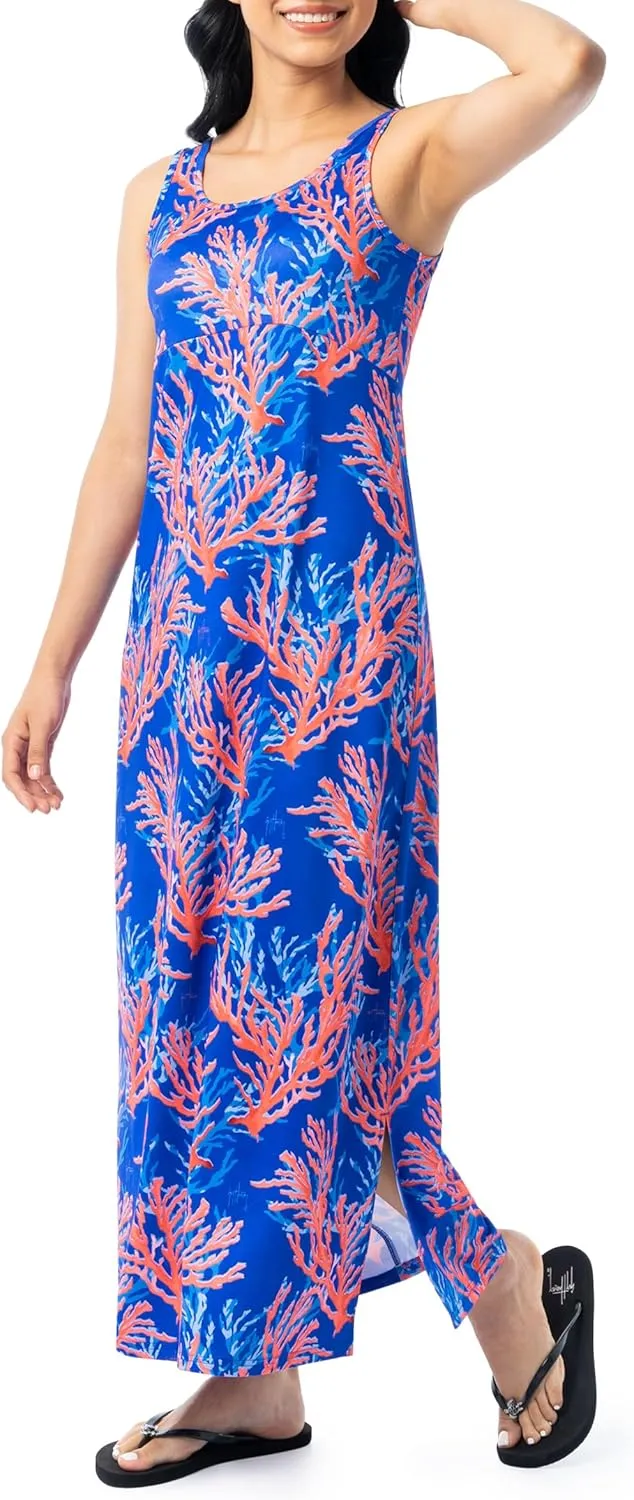 Guy Harvey Women's Sleeveless Maxi Dress
