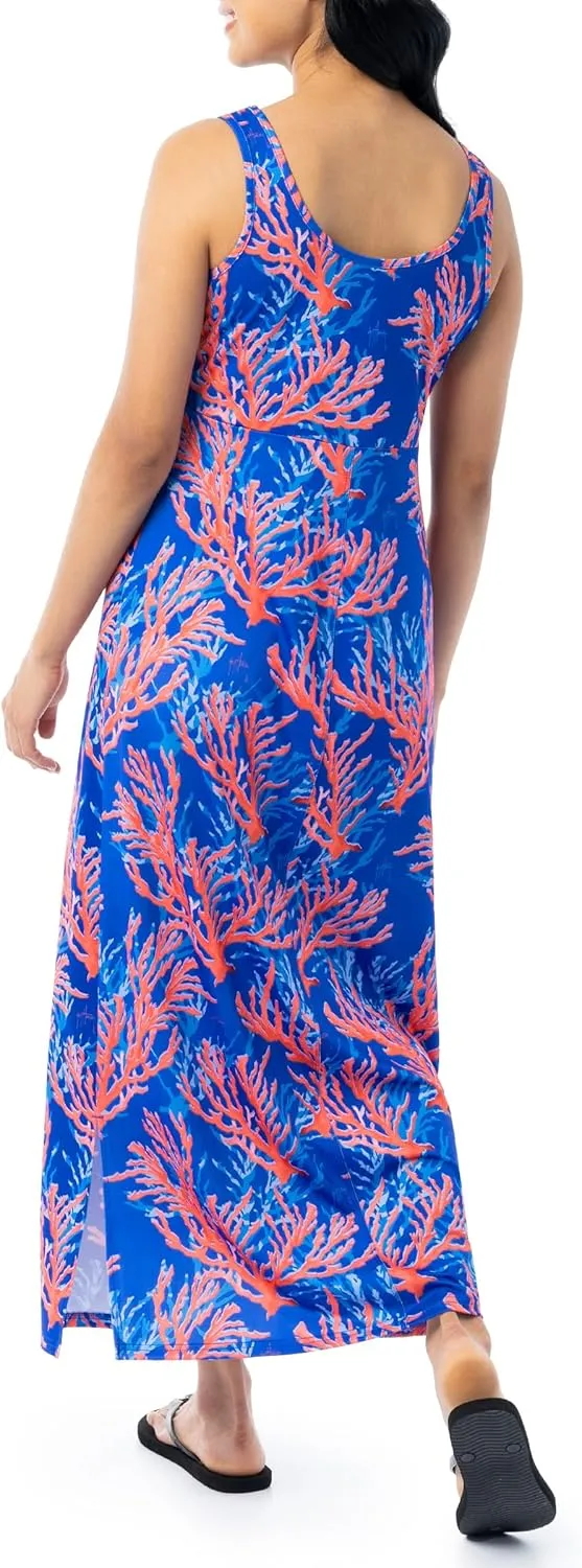 Guy Harvey Women's Sleeveless Maxi Dress