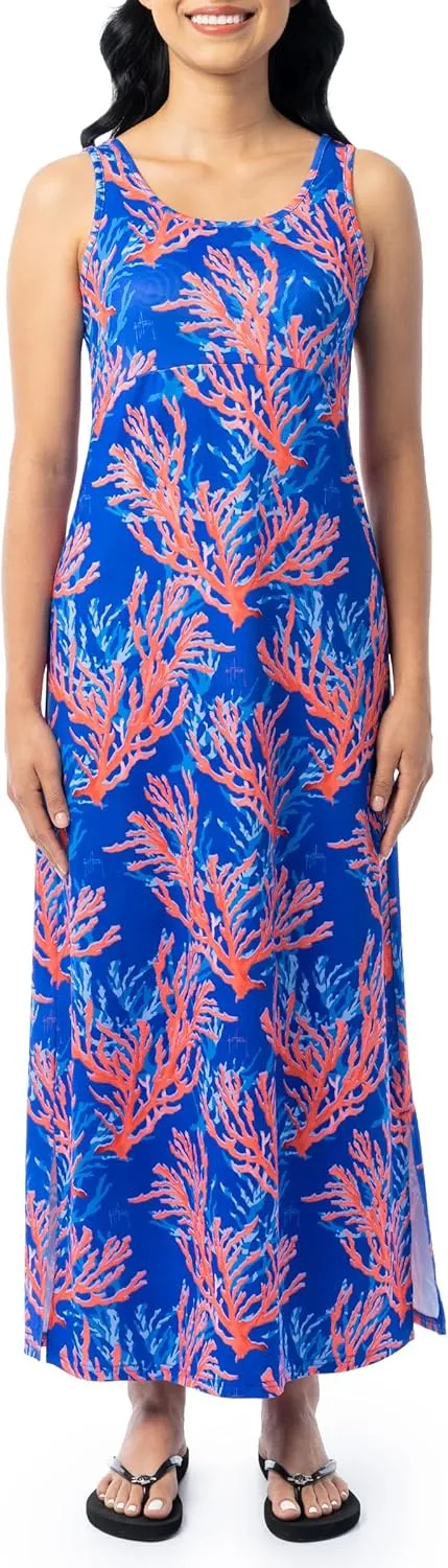 Guy Harvey Women's Sleeveless Maxi Dress
