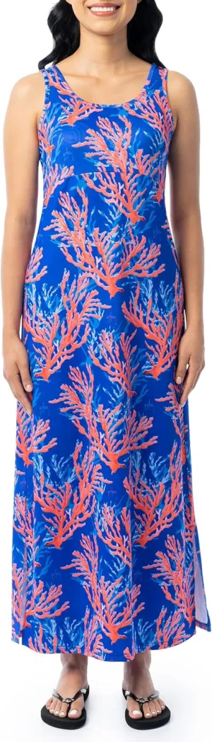 Guy Harvey Women's Sleeveless Maxi Dress