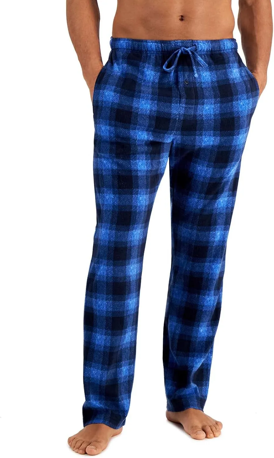 Hanes Men's Microfleece Plaid Sleep Pant