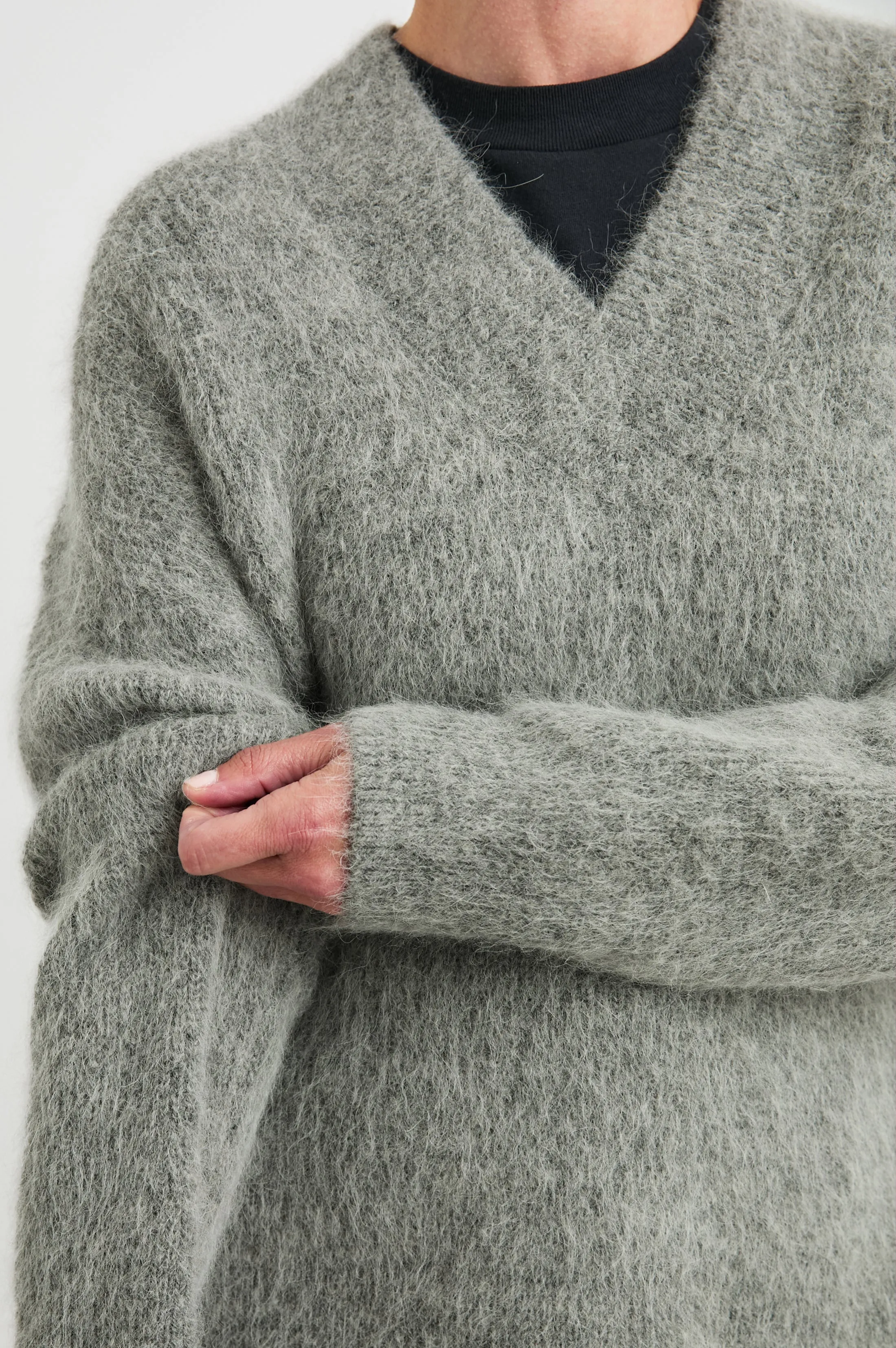 JODIE SWEATER - HEATHER GREY
