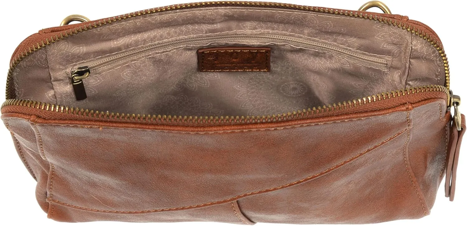 Joy Susan Woven Strap Crossbody: Gigi Wristlet