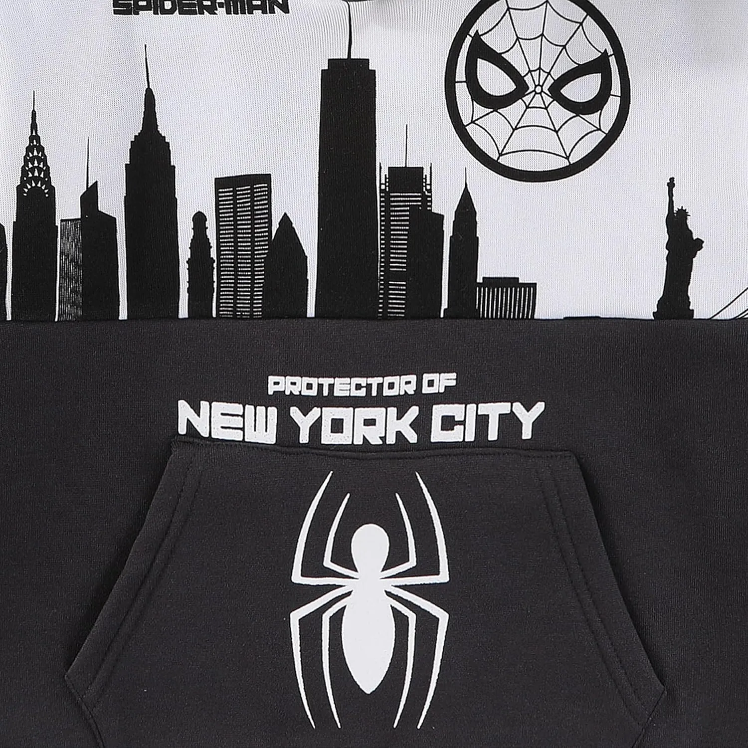 Marvel Spider-Man Boys Hoodie and Pants Set for Toddlers and Big Kids
