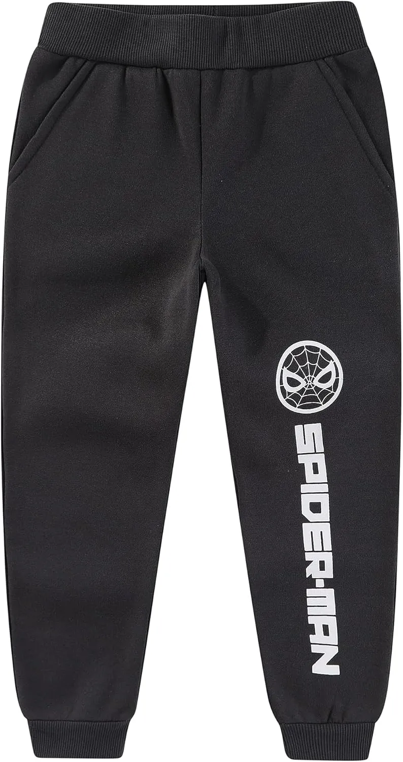 Marvel Spider-Man Boys Hoodie and Pants Set for Toddlers and Big Kids