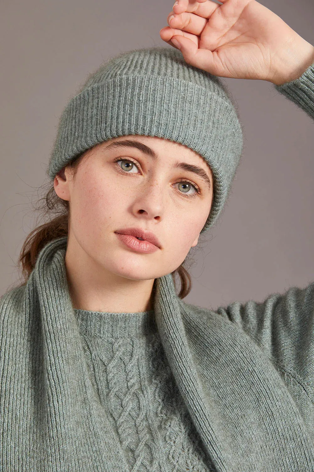 McDonald Possum Merino Fine Rib Beanie