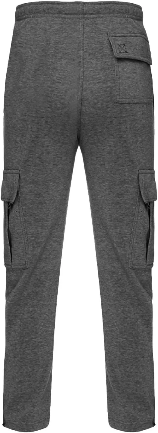 Men's Fashion Casual Cargo Pants Athletic Pants Joggers Outdoor Hiking Work Pants with Multi Pockets Sweatpants