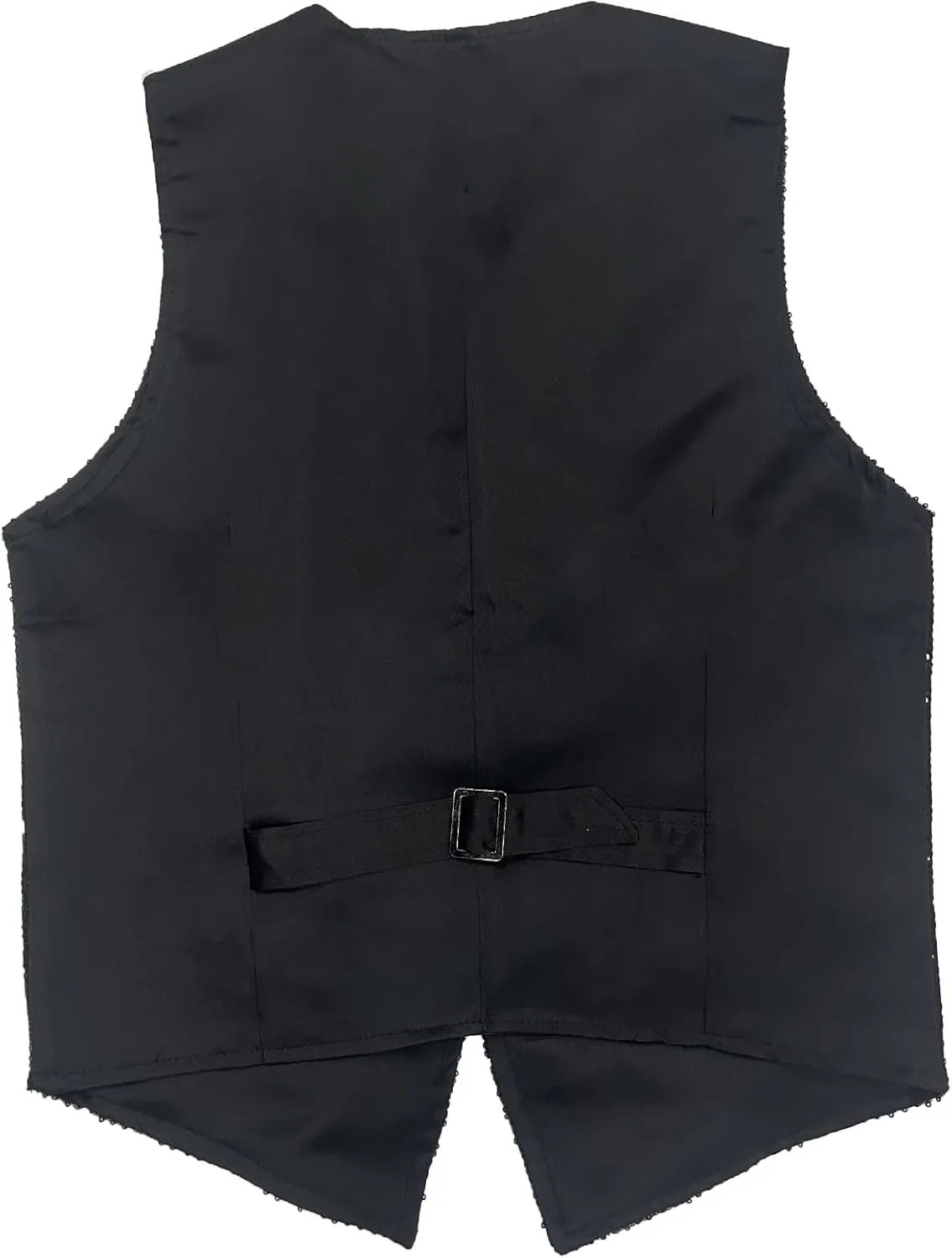 Men's Sequins Vest Slim Fit Christmas Party Vest Hip Hop Disco Dance Waistcoat Performance Show Jacket