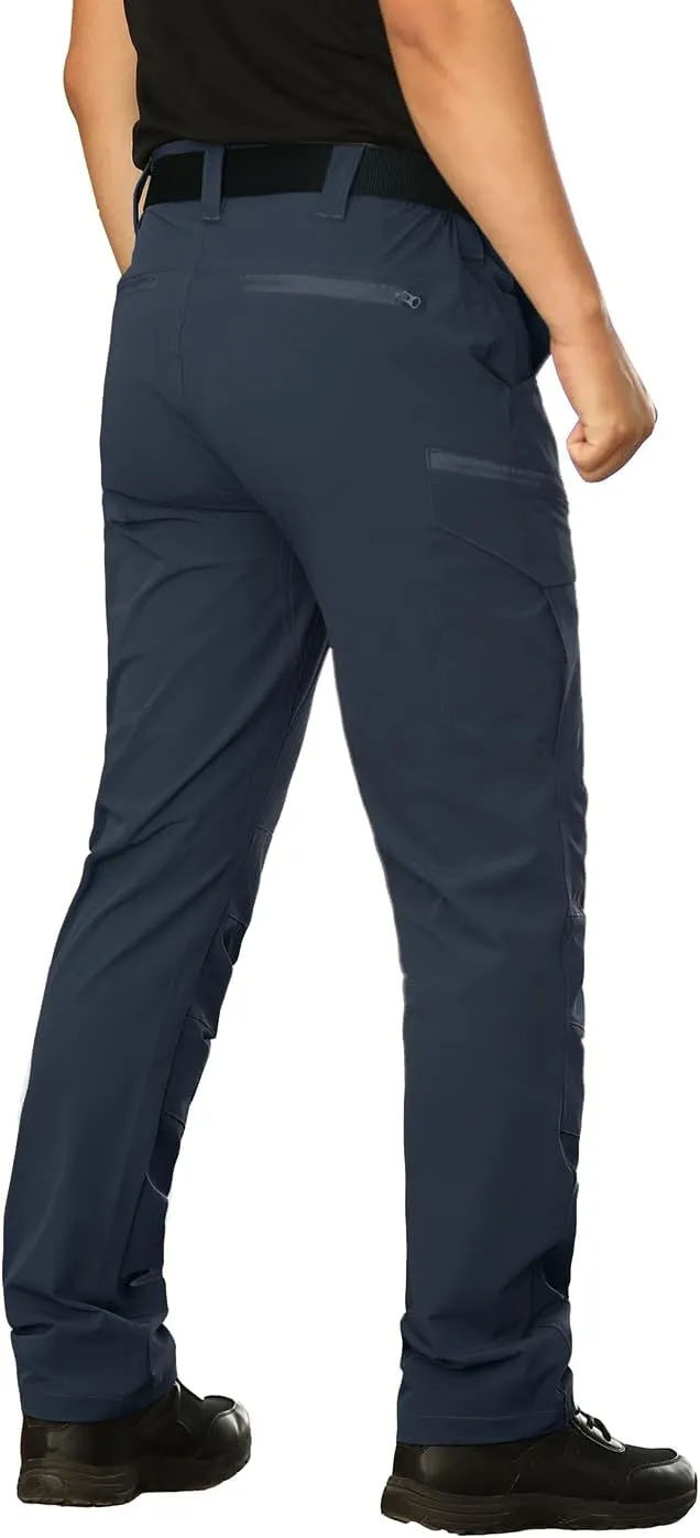 NAVEKULL Men's Lightweight Tactical Hiking Pants Quick Dry Stretch Multi-Pockets Outdoor Work Cargo Pants