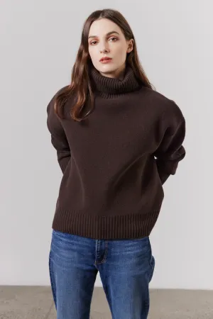 Nico Oversized Sweater Chocolate