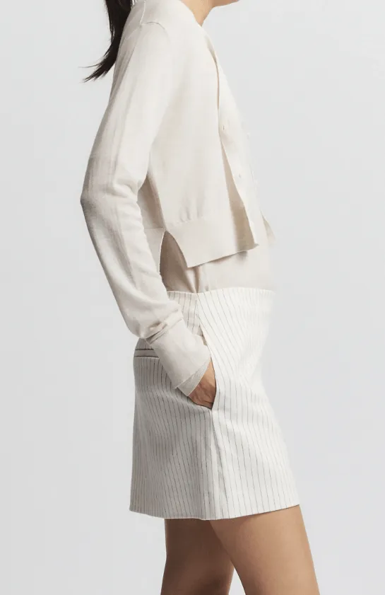 Nixon Cropped Cardigan Sweater