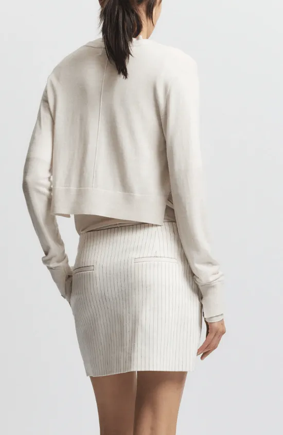 Nixon Cropped Cardigan Sweater