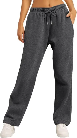 Pants for Women, Cotton Linen High Waist Wide Leg Pants Straight Summer