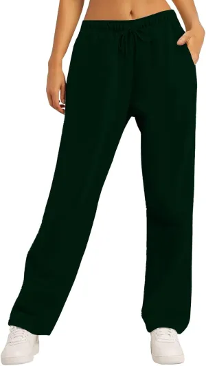 Pants for Women, Pants Wide Leg Straight High Waisted Summer Summmer Linen