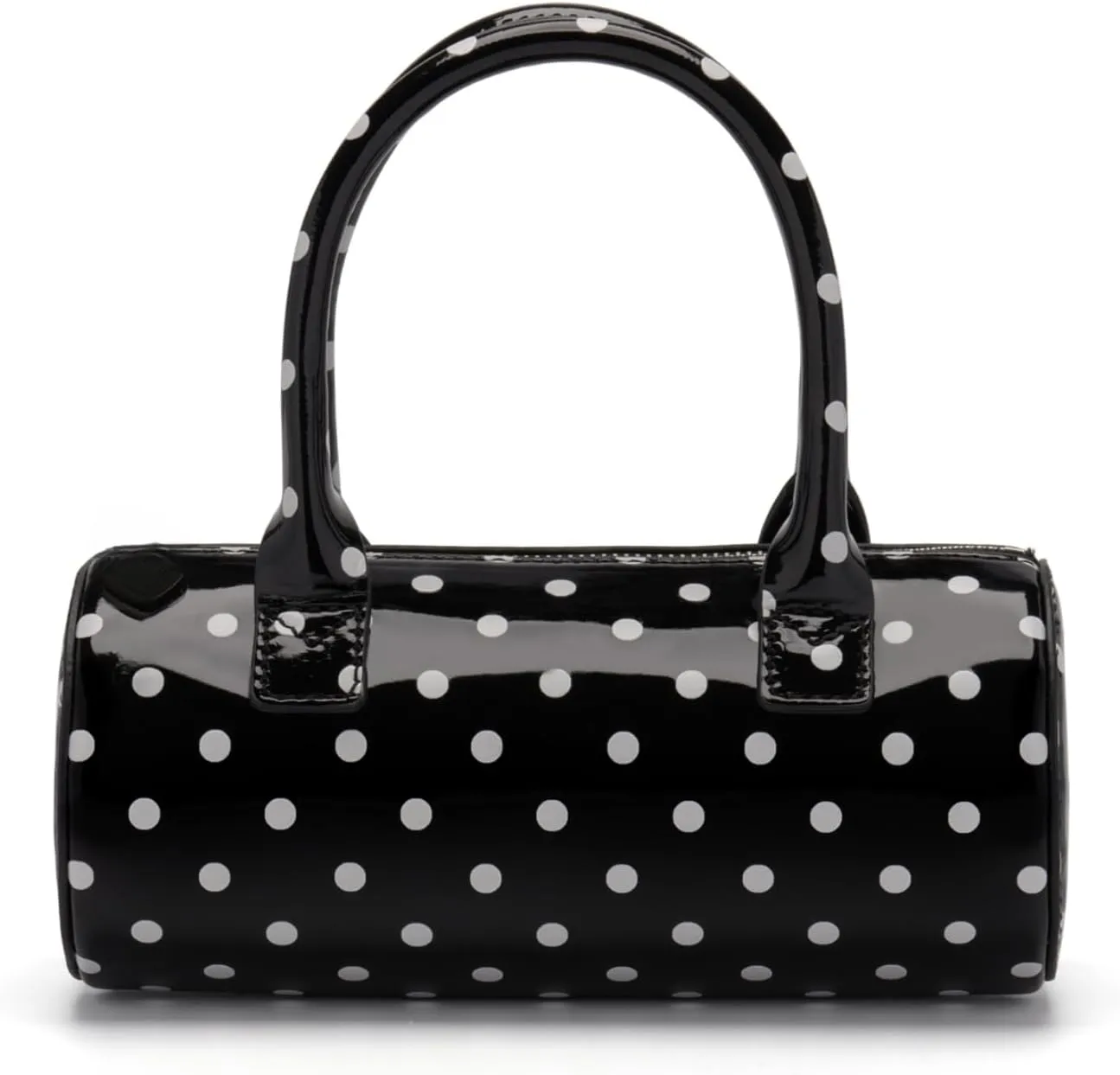 Polka Dot Purse East West Bag Mini Purses for Women Coquette Purse Vintage Purse Y2k Designer Bag 2000s (Black)