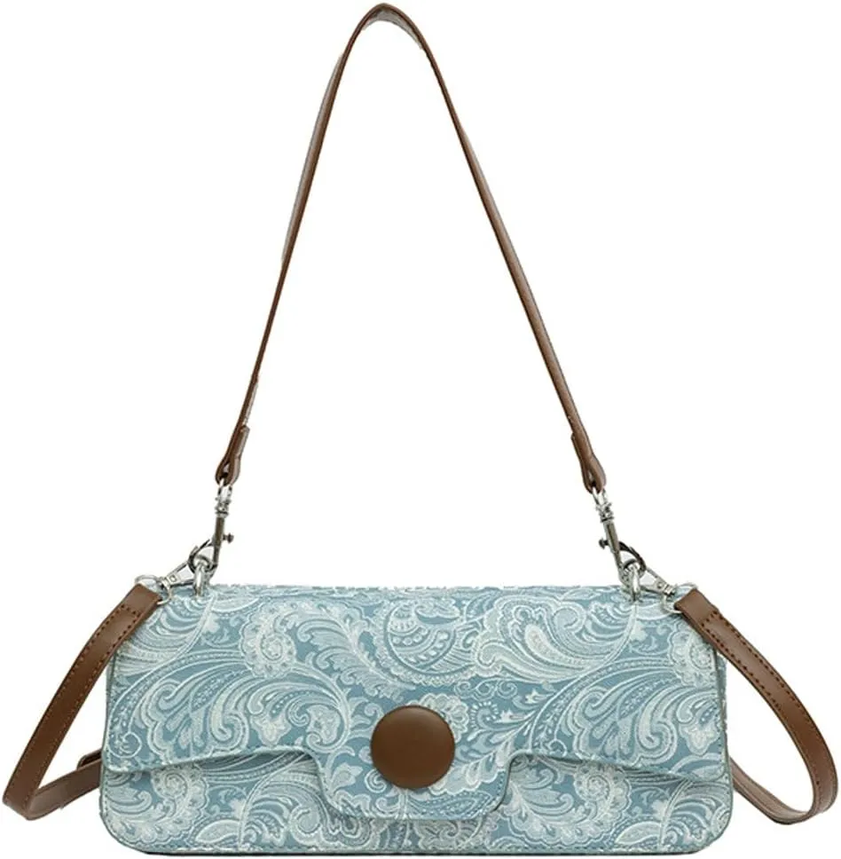 PU Leather Fashion Handbag Evening Clutch Shoulder Bag Vintage Crossbody Bag Clutch Purses for Women.