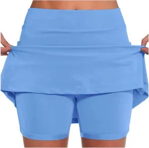 Skirts for Women Casual High Waist Athletic Sports Pants Cute Golf Skorts Summer Gym Workout Outfits with Pockets