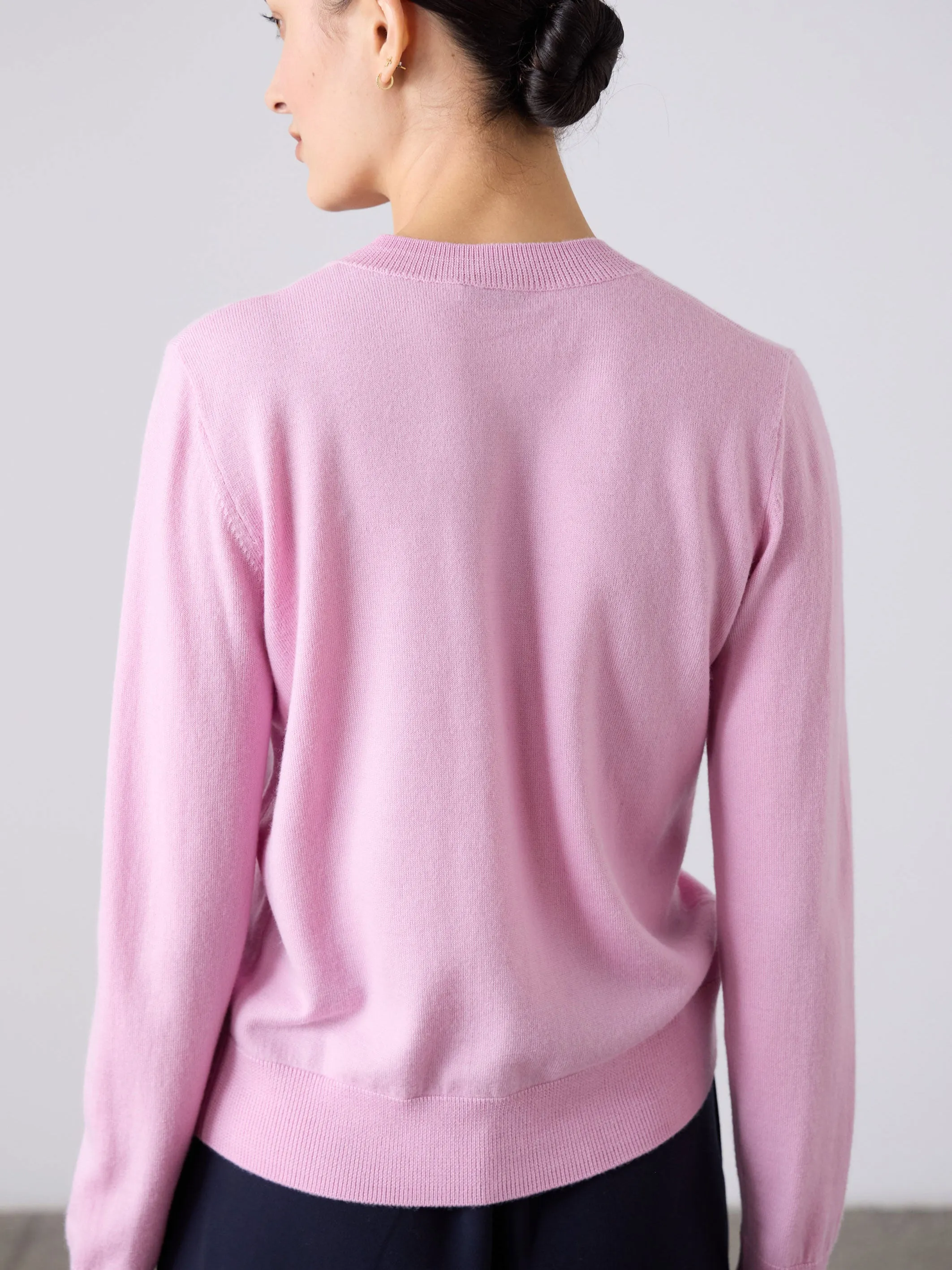 Sylvia Merino Cardigan - Blossom