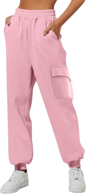 Women Linen Blend Summer Pull On Palazzo Lounge Pants High Waist Straight Slim-Fit Trousers Beach