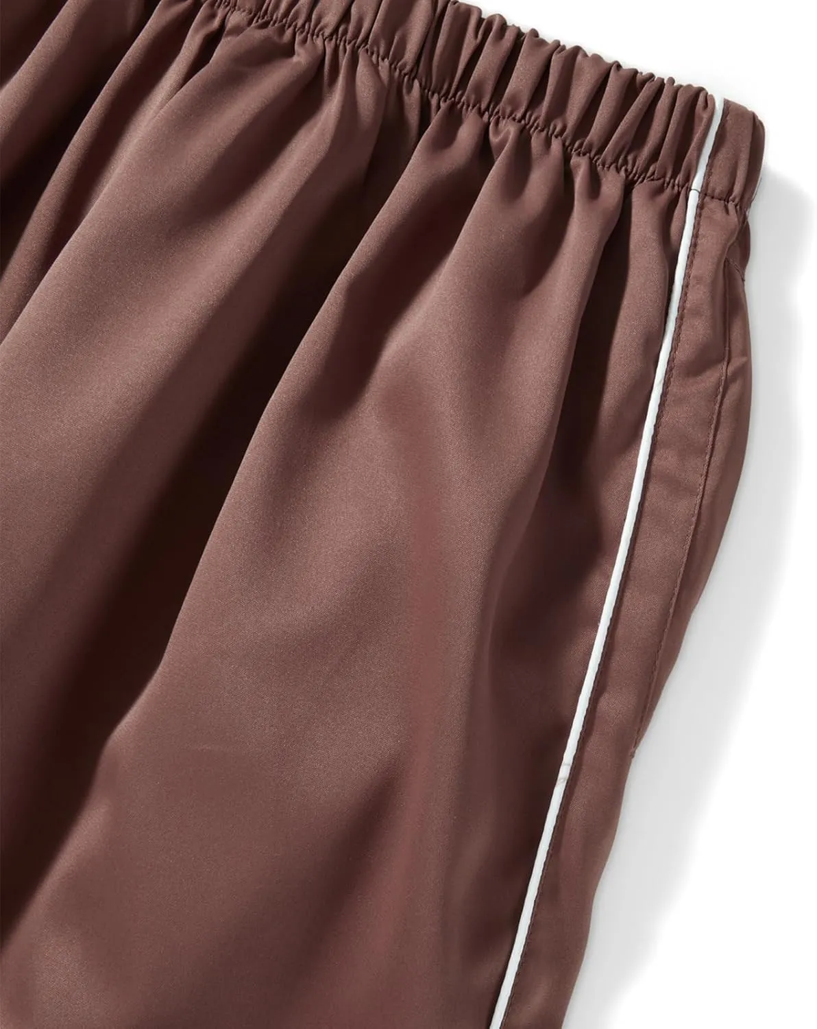 Women Side Striped Track Pants Wide Leg Baggy Sweatpants Parachute Pants Y2K Cargo Pants Joggers Trousers Streetwear