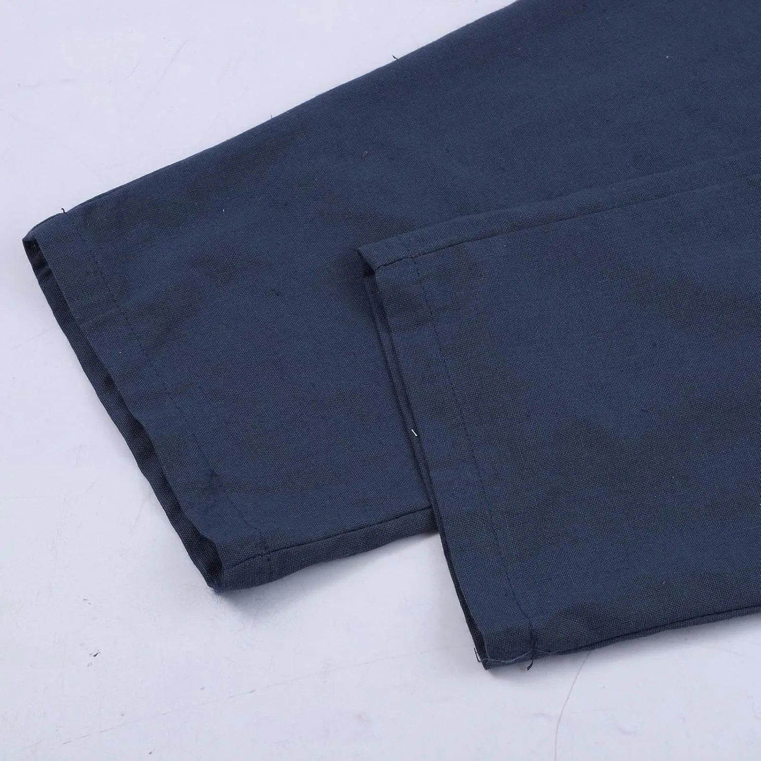 Women's Cotton Linen Summer Drawstring Pants Low Waist Bootcut Slim-Fit Pants Travel