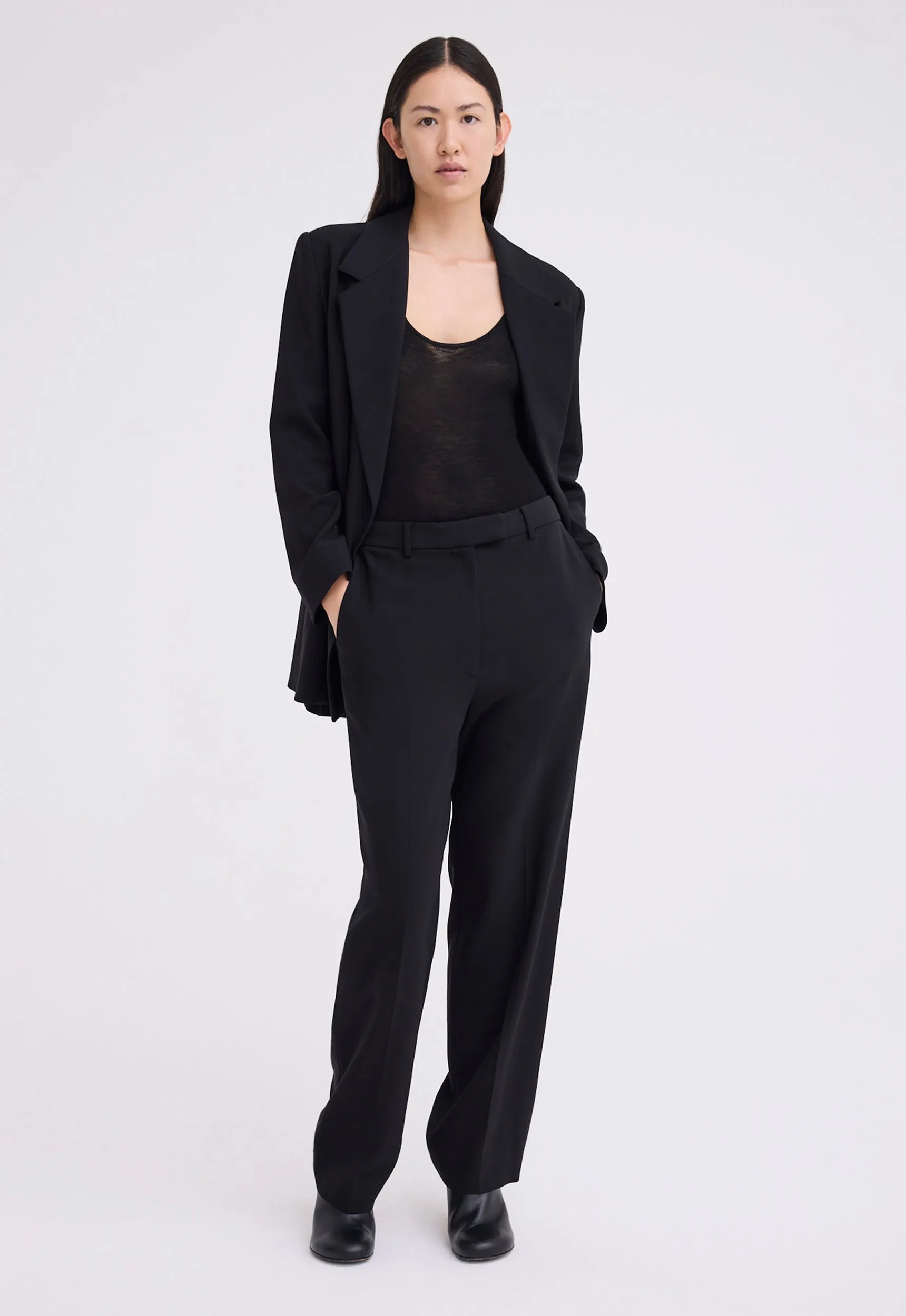 Yoda Wool Bodysuit - Black