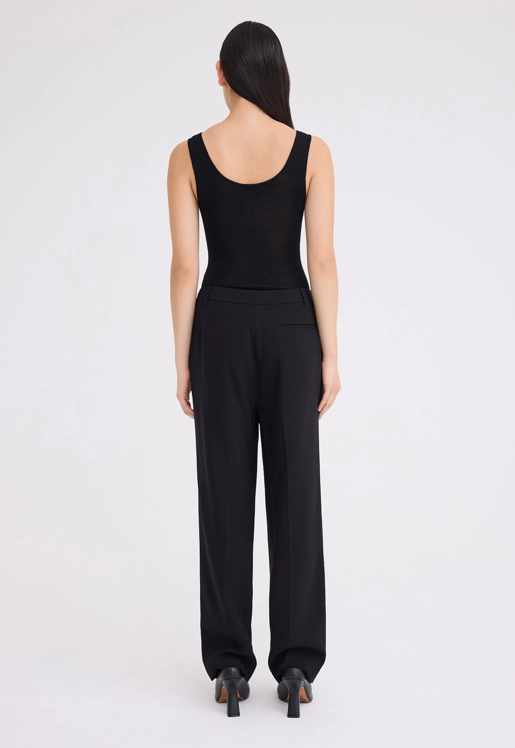 Yoda Wool Bodysuit - Black
